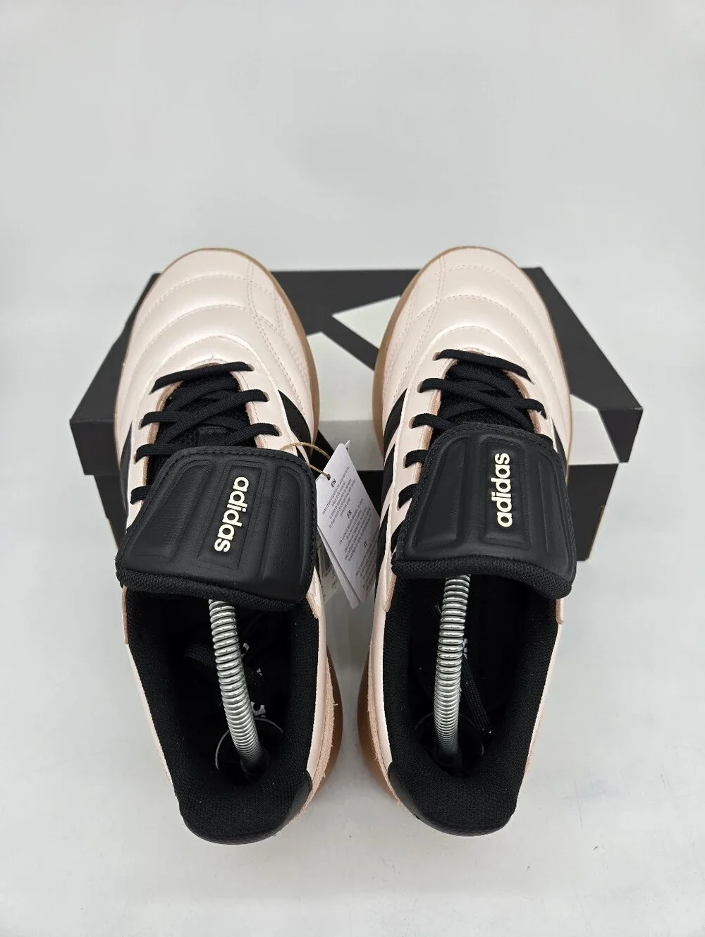 Adidas Women's Barreda Mundial HP6921 Sandy Pink Met. Core Black Shoes Size 8